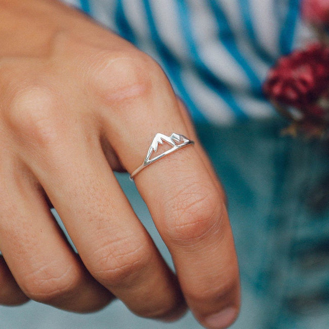 925 Sterling Silver Sierra Ring Mountain Ring