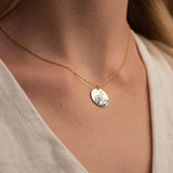 925 Sterling Silver Wave Moon Mountain Moon Necklace Nature Necklace Gift for Women Nature Lovers