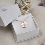 925 Sterling Silver Combined Birth Flower Necklace Mother's Day Necklace Personalized Birth Flower Bouquet Necklace