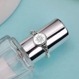 925 Sterling Silver Sun Ring Moon Ring Nature Ring Gift for Nature Lovers