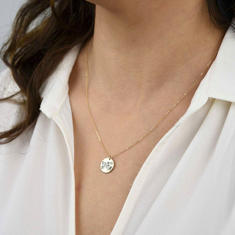 925 Sterling Silver Wave Moon Mountain Moon Necklace Nature Necklace Gift for Women Nature Lovers