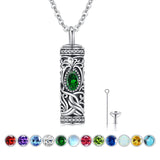 925 Sterling Silver Ashes Pendant Tree of Life Necklace Memorial Jewelry Gifts for Women Men Girls Boys