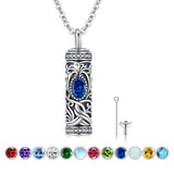 925 Sterling Silver Ashes Pendant Tree of Life Necklace Memorial Jewelry Gifts for Women Men Girls Boys