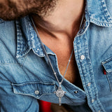 925 Sterling Silver  Benedict Crucifix Necklace Protection Catholic Jewelry Gifts for Men Women