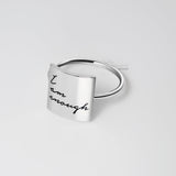 I Am Enough Ring Choose Joy Ring Inspirational Ring Personalized Ring