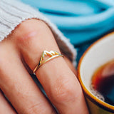 925 Sterling Silver Sierra Ring Mountain Ring