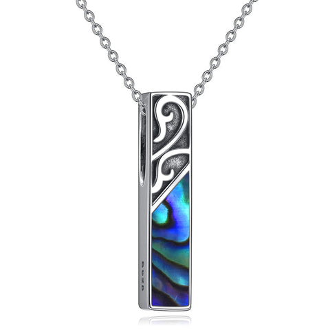 Abalone Urn Necklace for Ashes for Women 925 Sterling Silver Cremation Jewelry for Ashes
