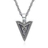 Arrow Necklace for Men 925 Sterling Silver Amulet Pendant Jewellery Birthday Gifts for Women Unisex 20+2‘’ Stainless Steel Chain
