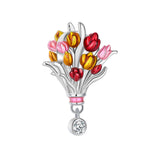 925 Sterling Silver Charm Fits Women's Charm Bracelet & Necklace Valentine's Day Mother's Day Jewelry Gifts for Women Girls
