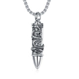 Ashes Keepsake Necklace 925 Sterling Silver Dragon Pendant Urn Cremation Jewelry for Women Men Birthday Valentine's Day Mother's Day Gift