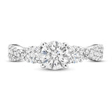 1.5 Carat (ctw) Moissanite Engagement Rings for Women 10K/14K/18K gold Ring Moissanite Rings