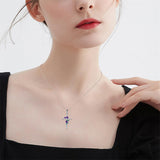 Tulips Necklace Sterling Silver  Flower Tulips Jewelry Mother's Day Gifts for Mom