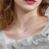 Tree of Life/Hummingbird Urn Necklace Moonstone Necklace for Ashes 925 Sterling Silver Cremation Jewelry for Women