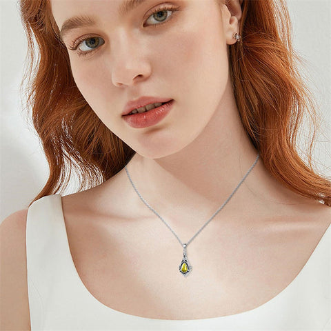Urn Necklace for Ashes 925 Sterling Silver with Birthstone Cremation Jewelry Memorial Jewelry Funnel Filler