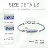 Urn Bracelet for Ashes 925 Sterling Silver Cremation Jewelry for Ashes Keepsake