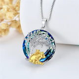 Bear Necklace Sterling Silver Pendant Necklace Animals Jewelry Gifts for Women Men for Birthday Christmas