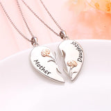 925 Sterling Silver Mother Daughter Granddaughter Family Heart Pendant Necklace Jewelry From Mom Grandmother
