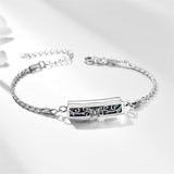 Urn Bracelet for Ashes 925 Sterling Silver Cremation Jewelry for Ashes Keepsake