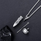 Ashes Keepsake Necklace 925 Sterling Silver Dragon Pendant Urn Cremation Jewelry for Women Men Birthday Valentine's Day Mother's Day Gift