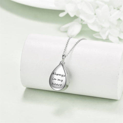 Tree of Life/Hummingbird Urn Necklace Moonstone Necklace for Ashes 925 Sterling Silver Cremation Jewelry for Women