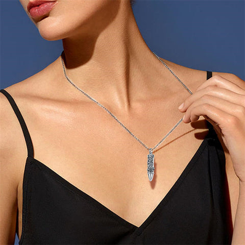 Ashes Keepsake Necklace 925 Sterling Silver Dragon Pendant Urn Cremation Jewelry for Women Men Birthday Valentine's Day Mother's Day Gift