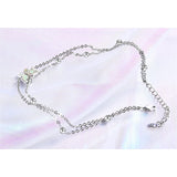 Womens Anklet 925 Sterling Silver  Layered Anklet Bracelet Dainty Beaded Chain Anklet Adjustable 11" Anklet for Women