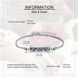 Urn Bracelet for Ashes 925 Sterling Silver Cremation Jewelry for Ashes Keepsake