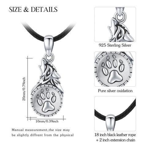 Wolf Urn Necklace Ashes Sterling Silver  Urn Necklace  Cremation Memorial  Ash Keepsake Pendant Cremation Jewelry
