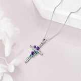 Tulips Necklace Sterling Silver  Flower Tulips Jewelry Mother's Day Gifts for Mom