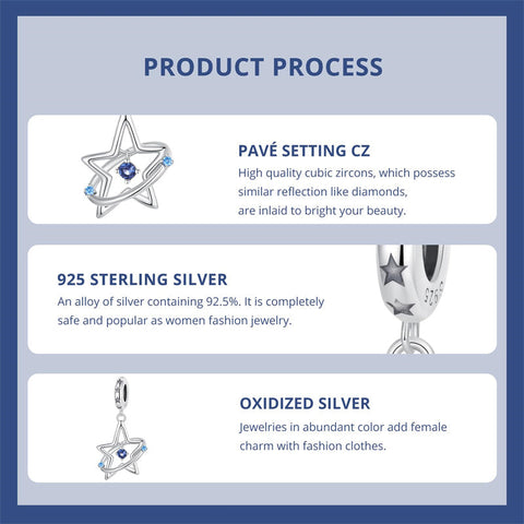 925 Sterling Silver Dangle & Beads Charm for Charm Bracelet and Necklace DIY Charm Jewelry Gifts for Women and Girls