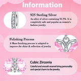 925 Sterling Silver Charm Fits Women's Charm Bracelet & Necklace Valentine's Day Mother's Day Jewelry Gifts for Women Girls