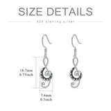 925 Sterling Silver Music Paino Dangle Earrings for Women Earrings Hypoallergenic Jewelry Gifts for Women